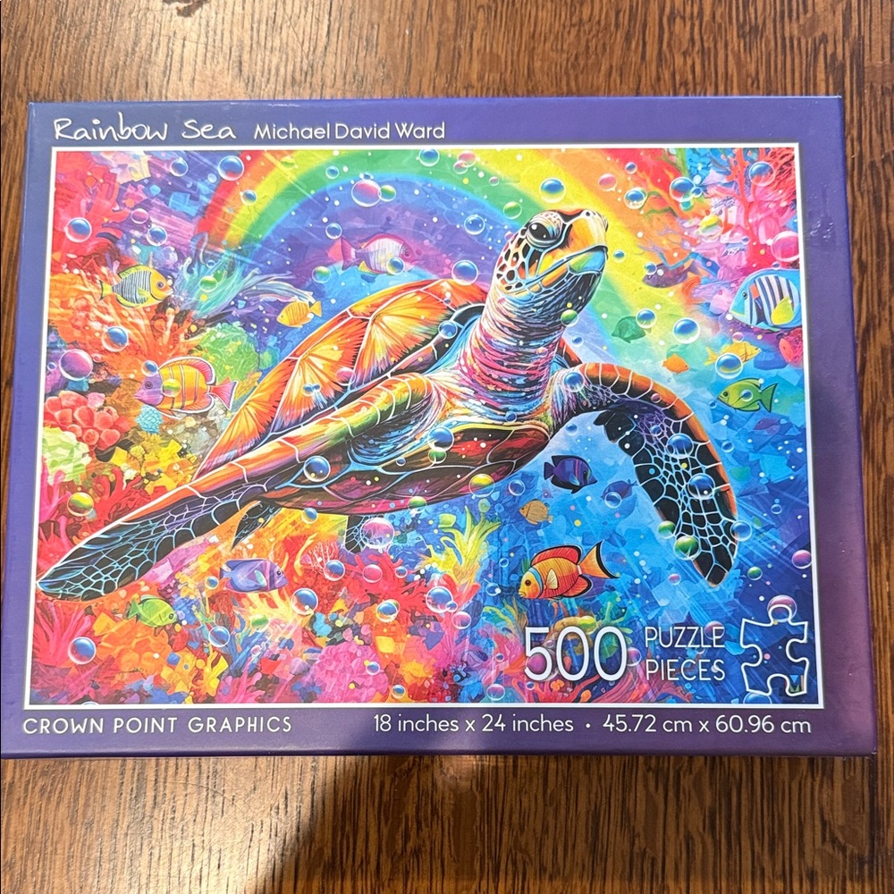 Crown Point Graphics Rainbow Sea Puzzle